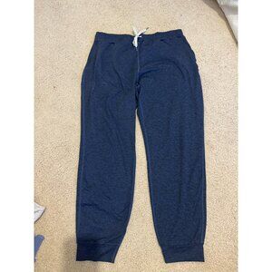 Vuori Performance Joggers - Size L - Heathered Navy